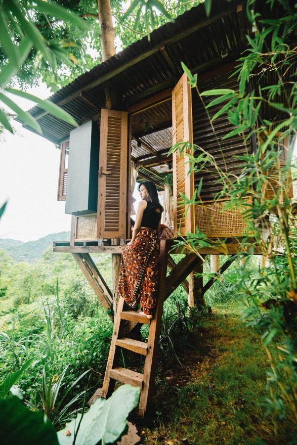 Bird Hills Bamboo House Villa Karangasem Eksteriør billede
