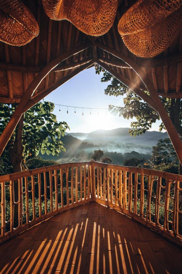 Bird Hills Bamboo House Villa Karangasem Eksteriør billede